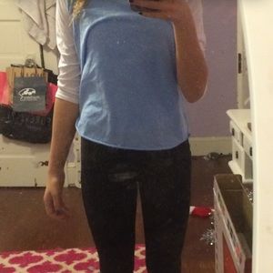 Mid sleeve base ball tee